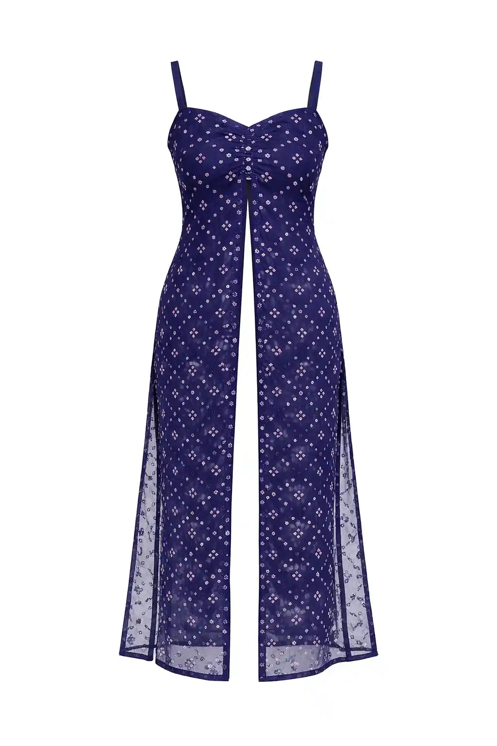 Hot Blue Mirror Gulnaz Kurta
