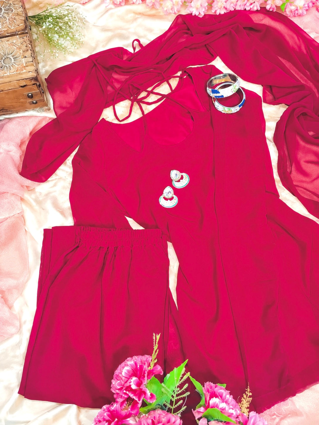 Velvet Rose Ethnic Wear Set