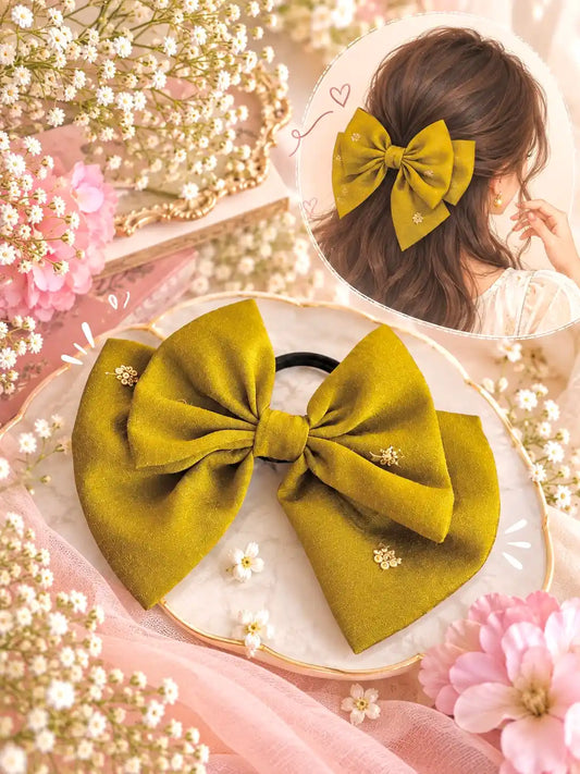 Olive Green Bow Tie