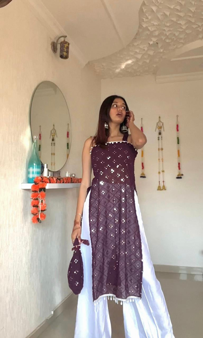 Meher's Fine Wine Gulnaz Dori Kurta