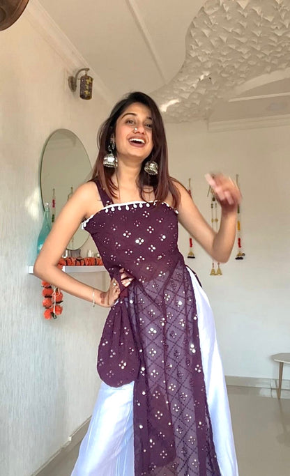 Meher's Fine Wine Gulnaz Dori Kurta