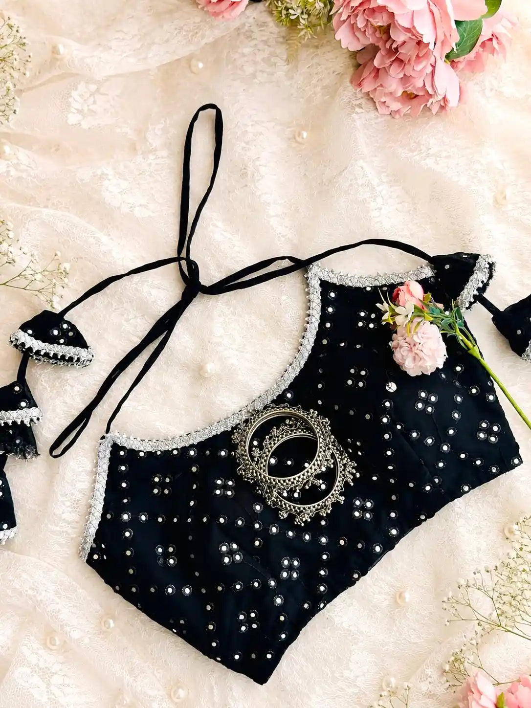 Black Mirror Work Blouse