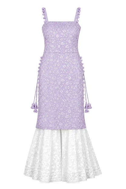 Embroidered Blush Grey Gulnaz Kurta