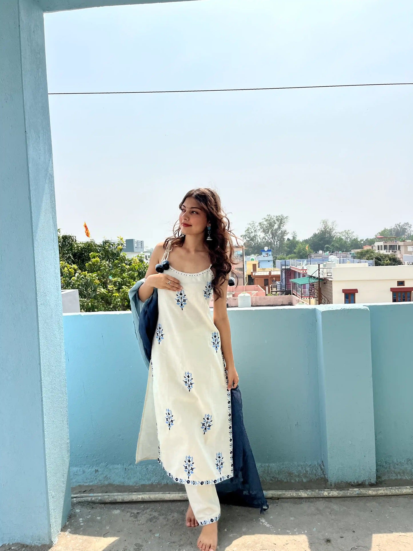 Embroidered Meher Suit Set