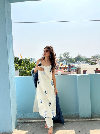 Embroidered Meher Suit Set