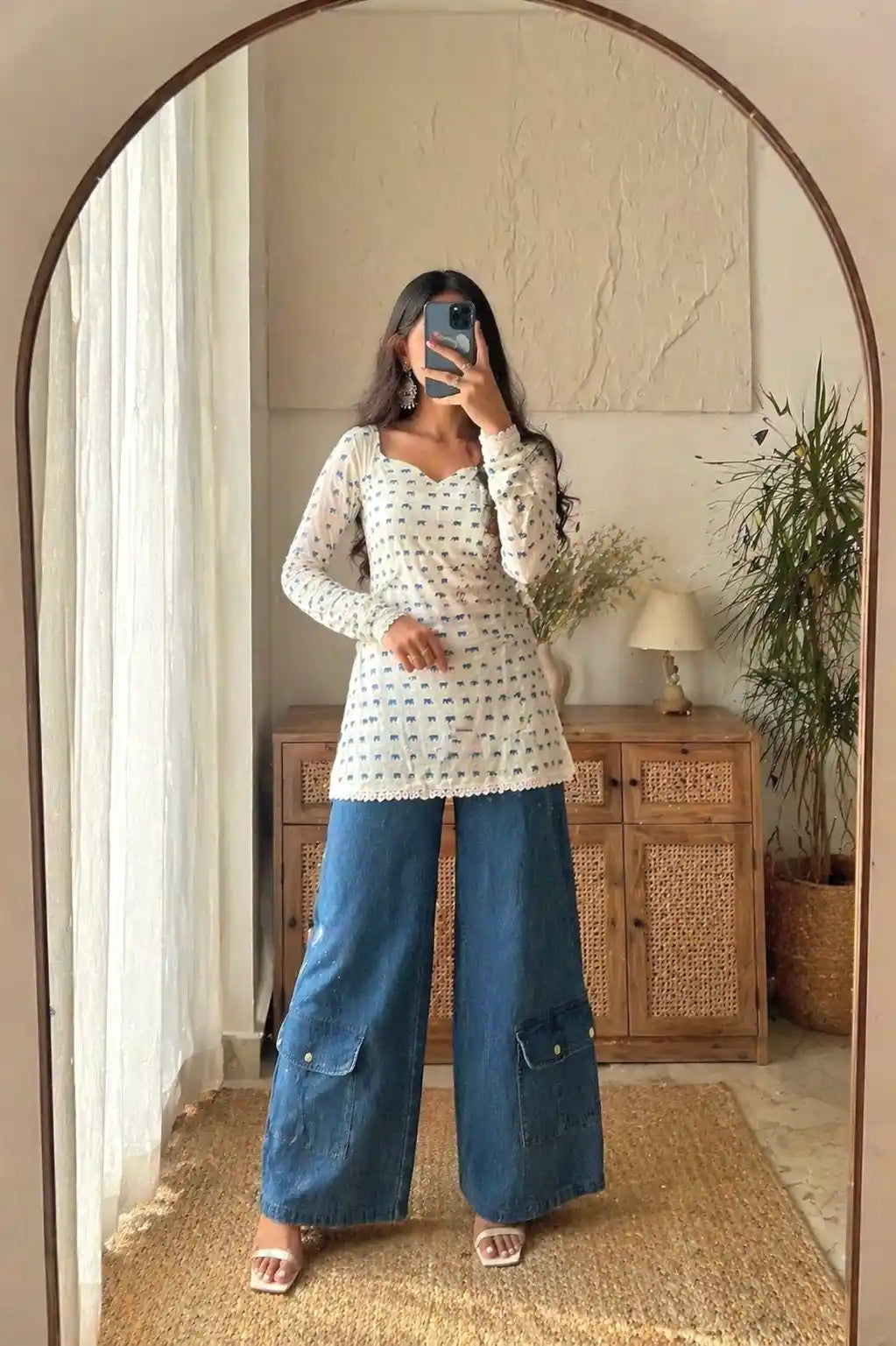 NeelHathi Jaipuri Cotton Kurta