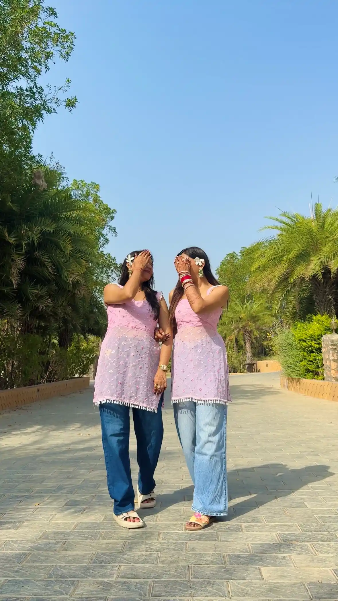 BFF Pink Gulnaz Dori Kurta
