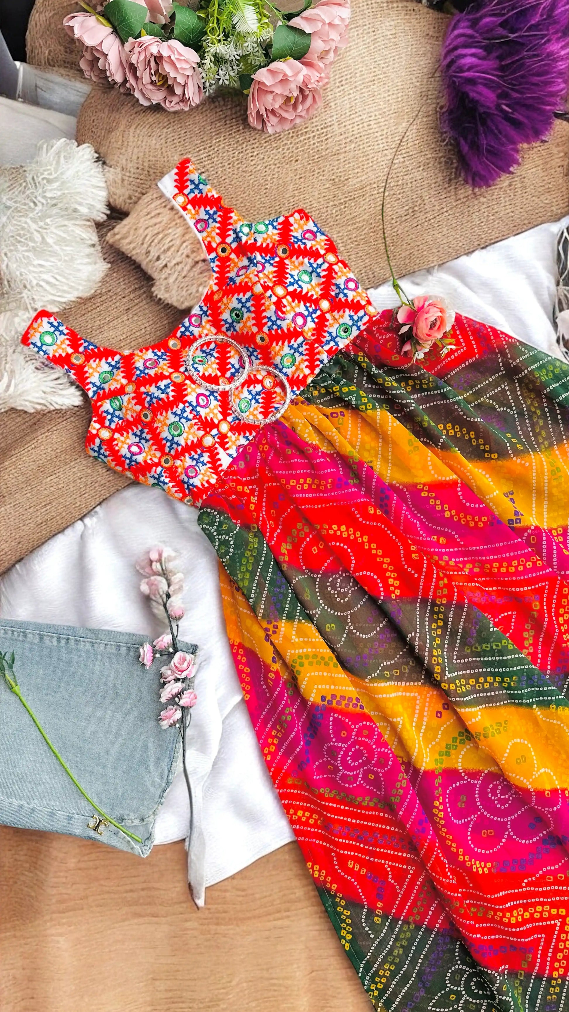 Swati’s Rangreza Back - Tie Kurti - Passion for Fashion by Shivani