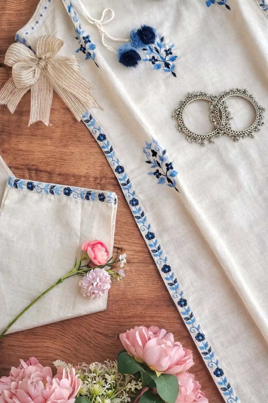 Embroidered Meher Suit Set