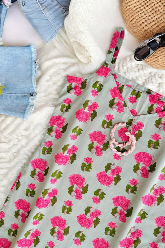 Grey Rangriti Budget Kurta