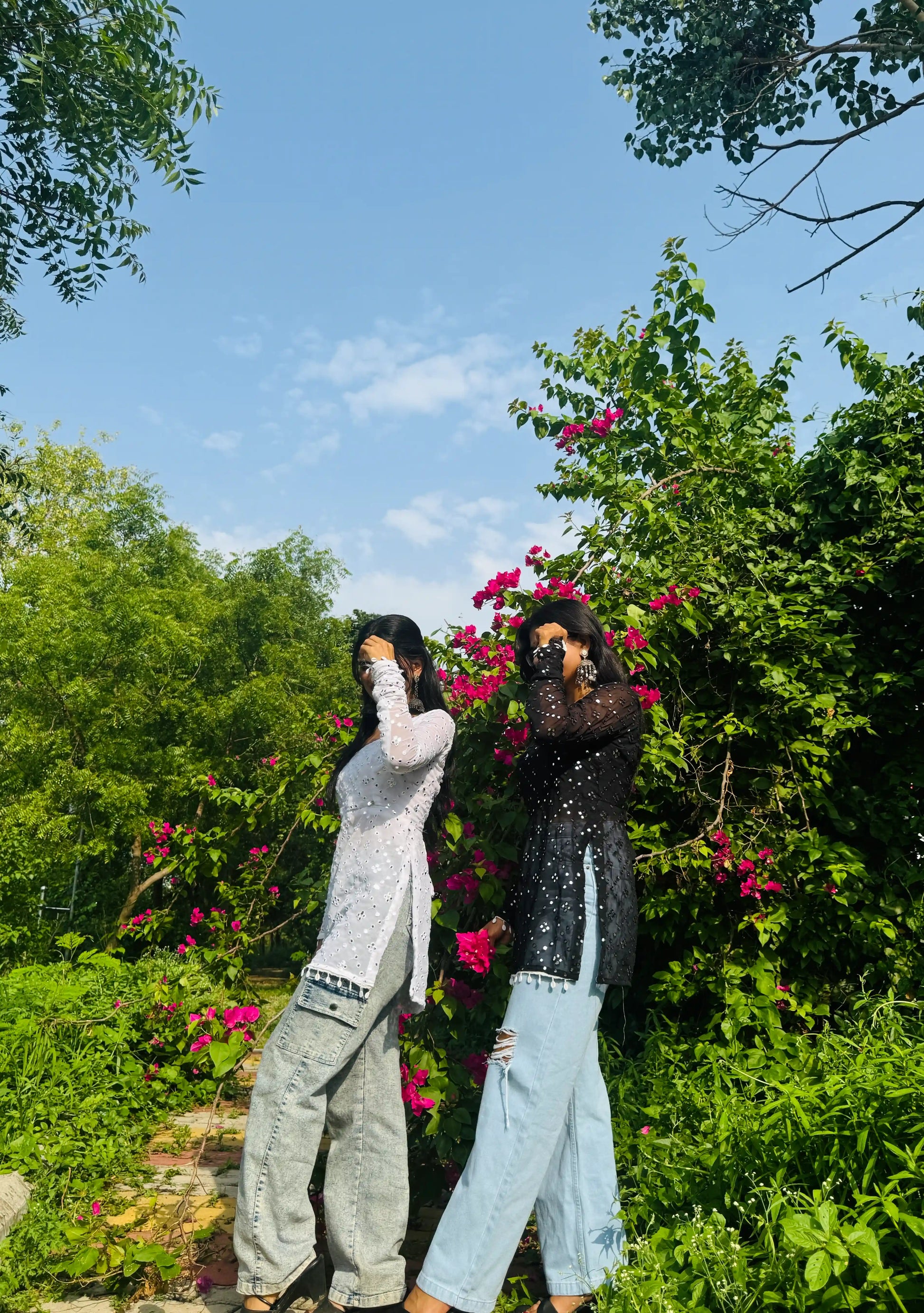 White Mirror Gulnaz Dori Kurta - Passion for Fashion by Shivani