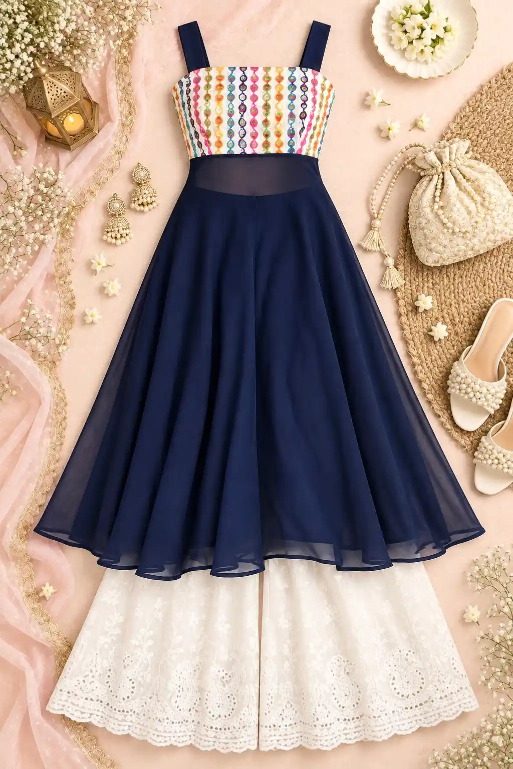 Surabhi's Gamti Blue Gulnaz Anarkali