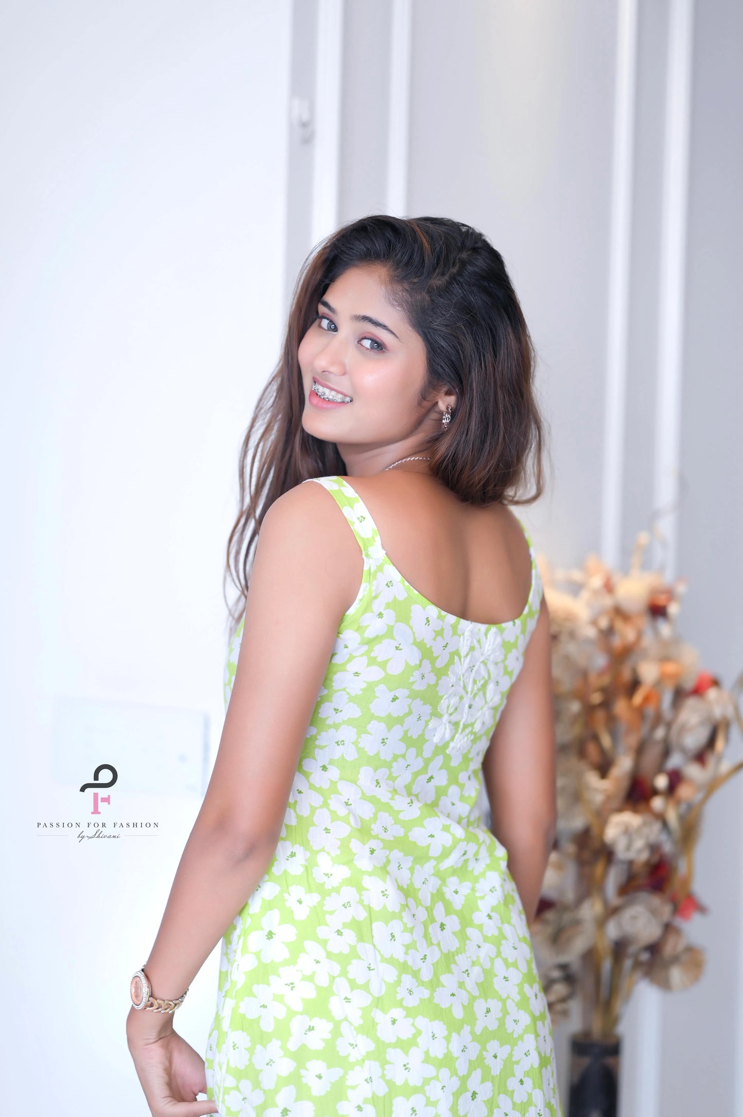 Blush Green Aliya Mul Slit Kurta
