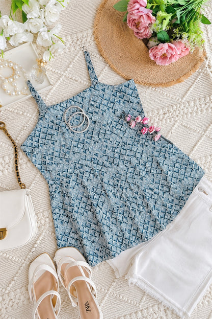 Blush Grey Jaipuri Short Top