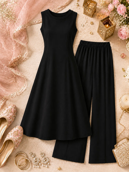 Classy Black Gulnaz Kurta Set