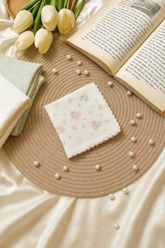 Blossom Breeze Mulmul Handkerchief