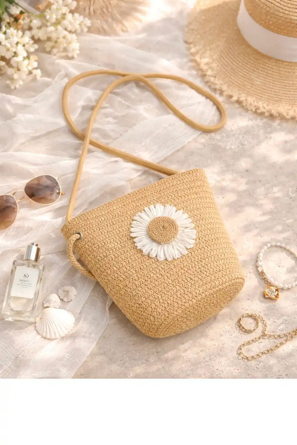 Boho Floral Embroidered Handbag