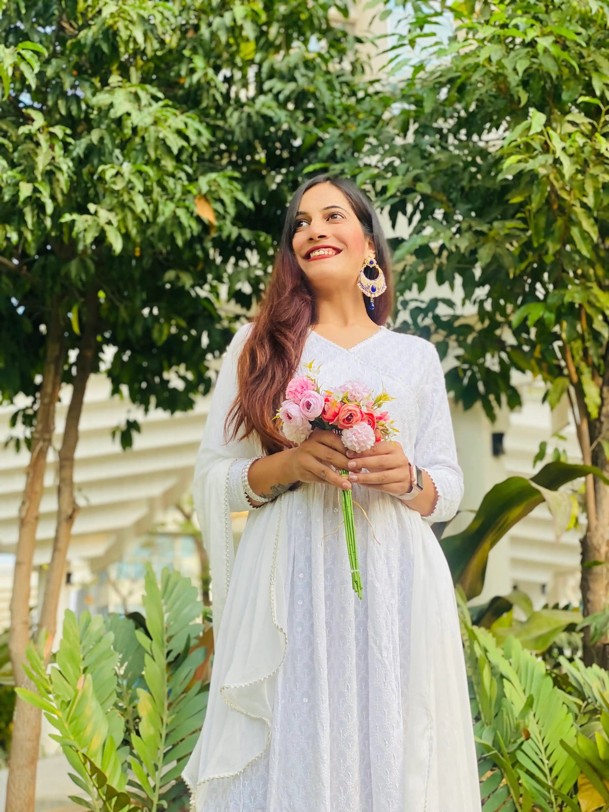 Noor Safa White Sequence Set