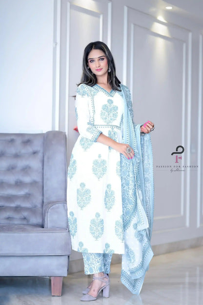 Dreamy Block Meher Embroidered Suit Set