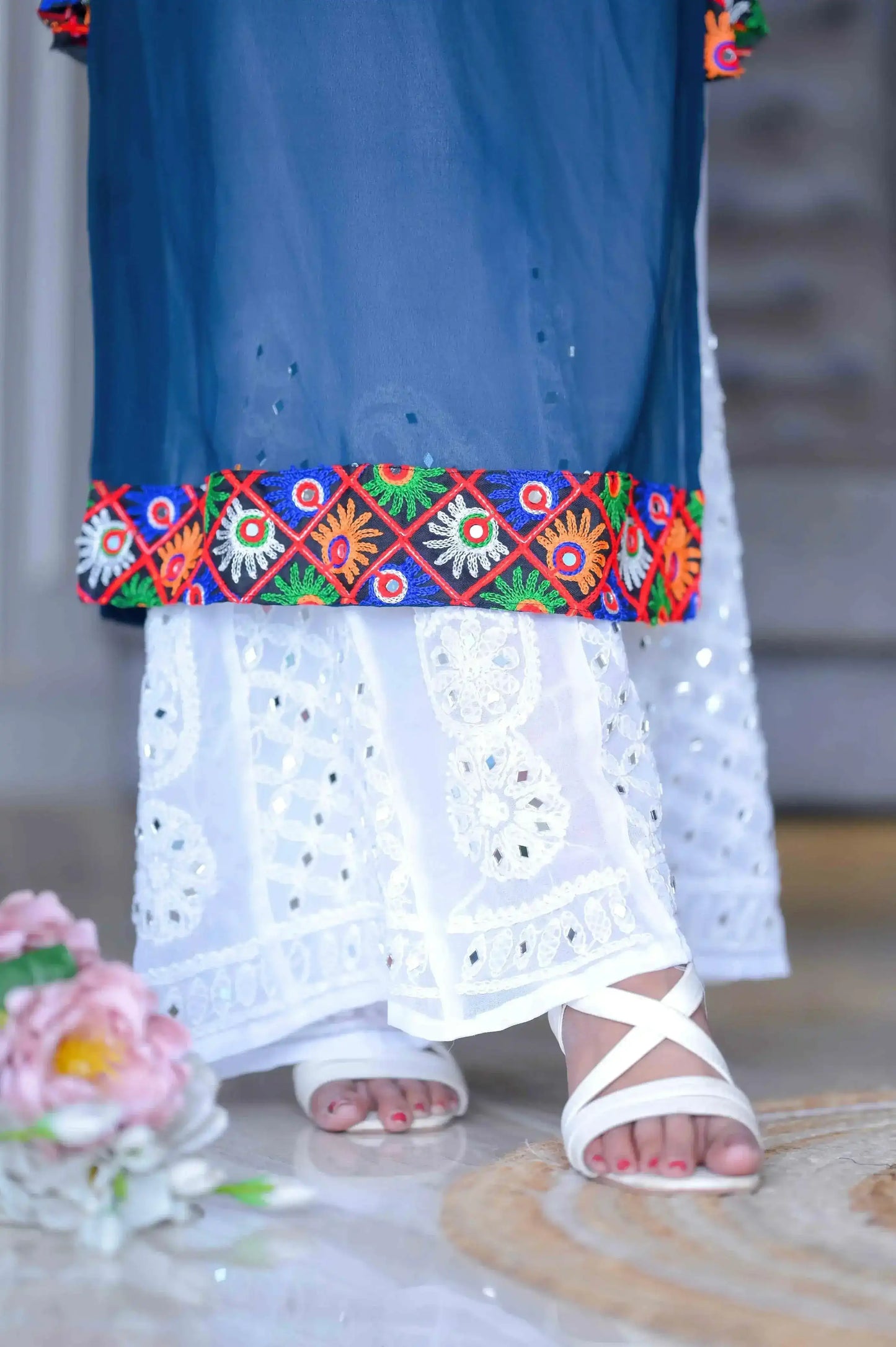 Charm Gamti Gulnaz Embroidered Kurta