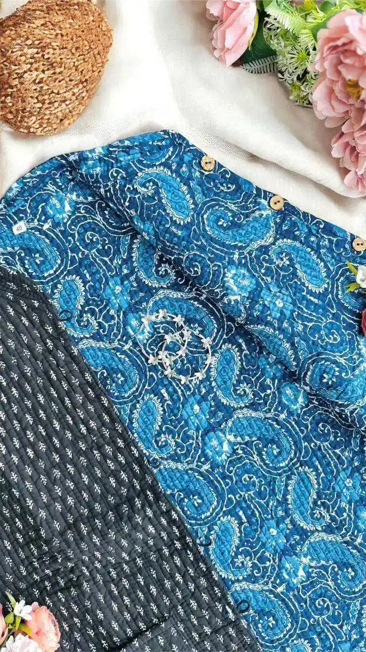 Black Botti Jaipuri Jacket