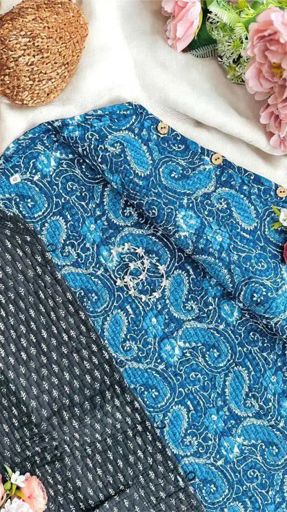 Black Botti Jaipuri Jacket